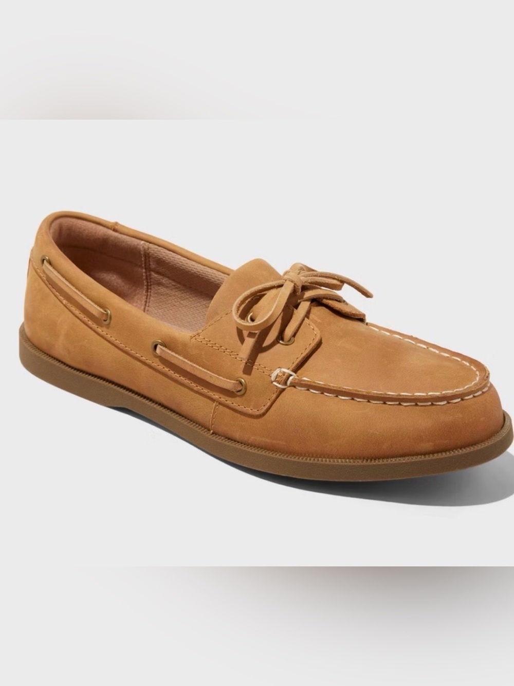 Goodfellow & Co Tan Nubuck Boat Shoe